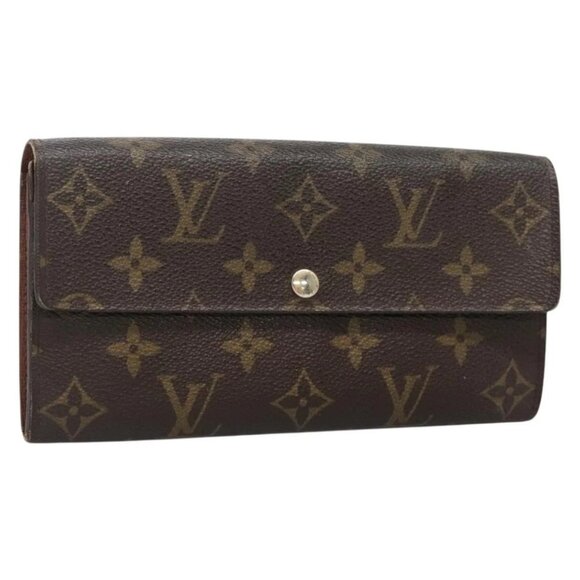 LOUIS VUITTON Monogram Portefeuille Sarah Long Wallet - Picture 1 of 16